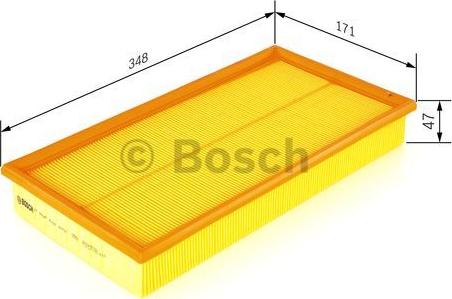 BOSCH 0 986 626 870 - Воздушный фильтр parts5.com