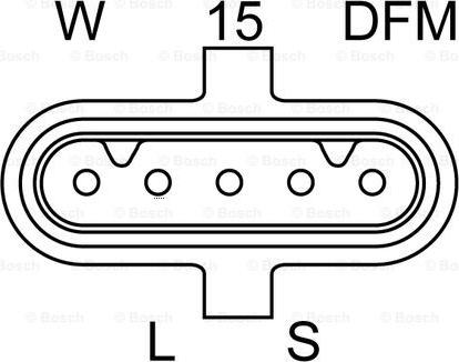 BOSCH 0 986 048 100 - Генератор parts5.com