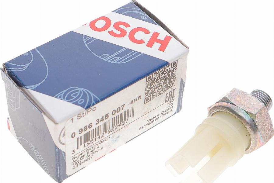 BOSCH 0 986 345 007 - Датчик, давление масла parts5.com