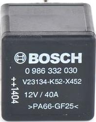 BOSCH 0 986 332 030 - Реле, рабочий ток parts5.com