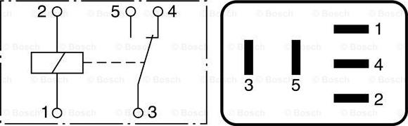 BOSCH 0 986 332 021 - Реле, рабочий ток parts5.com