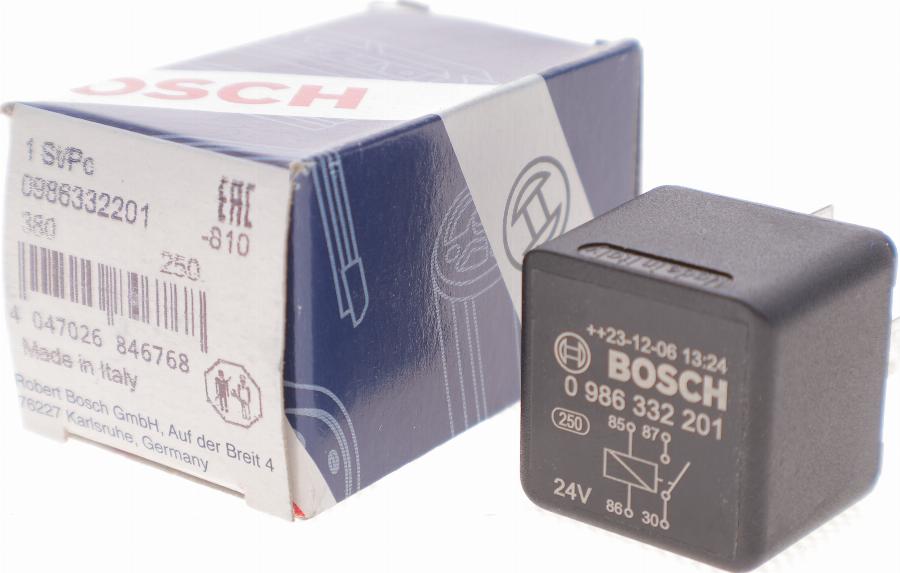 BOSCH 0986332201 - Реле parts5.com