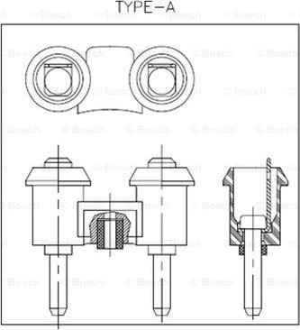 BOSCH 0 986 320 111 - Звуковой сигнал parts5.com