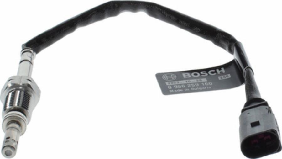 BOSCH 0 986 259 160 - Датчик, температура выхлопных газов parts5.com