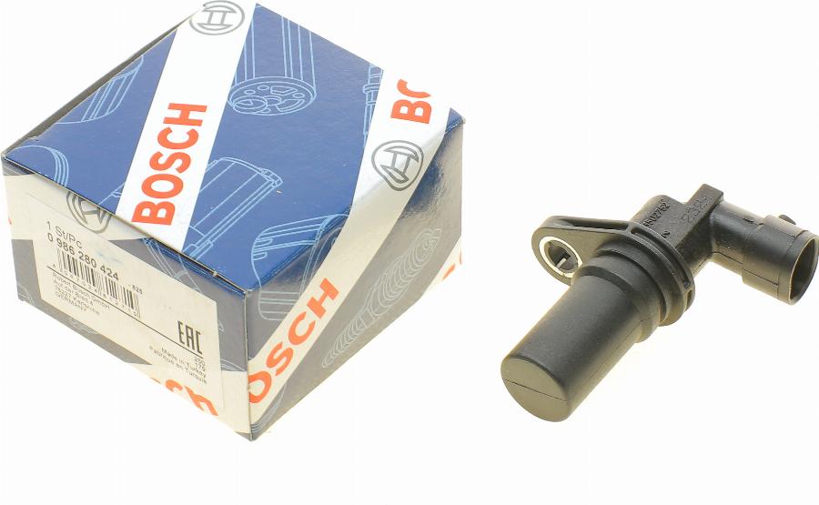 BOSCH 0 986 280 424 - Датчик импульсов, коленвал parts5.com