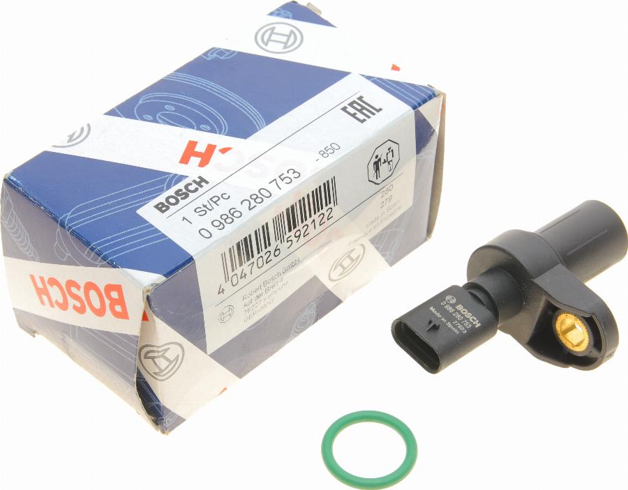 BOSCH 0 986 280 753 - Датчик, положение распределительного вала parts5.com