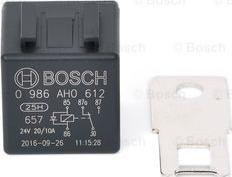 BOSCH 0 986 AH0 612 - Реле, рабочий ток parts5.com