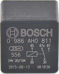 BOSCH 0 986 AH0 811 - Реле, рабочий ток parts5.com