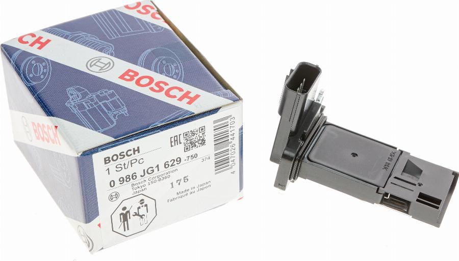 BOSCH 0 986 JG1 629 - Датчик потока, массы воздуха parts5.com