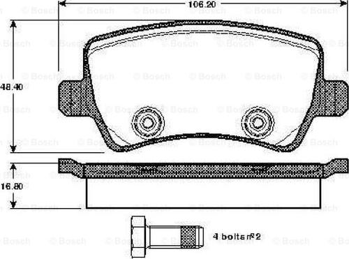 HITEC H 1470 - Тормозные колодки, дисковые, комплект parts5.com