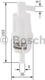 BOSCH 0 450 904 077 - Топливный фильтр parts5.com