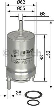 BOSCH 0 450 905 925 - Топливный фильтр parts5.com