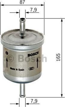 BOSCH 0 450 905 921 - Топливный фильтр parts5.com