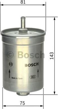 BOSCH 0 450 905 007 - Топливный фильтр parts5.com