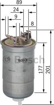 BOSCH 0 450 906 374 - Топливный фильтр parts5.com