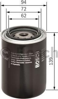 BOSCH 0 451 104 067 - Oil Filter parts5.com