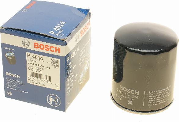 BOSCH 0 451 104 014 - Filtro de aceite parts5.com