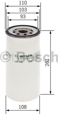 BOSCH 0 451 104 010 - Масляный фильтр parts5.com