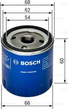 BOSCH 0 451 104 025 - Масляный фильтр parts5.com