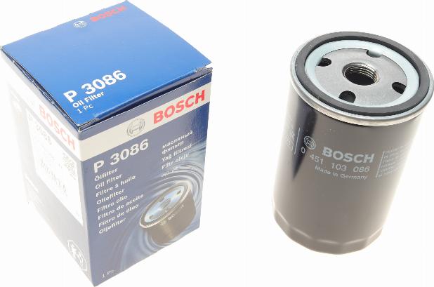 BOSCH 0 451 103 086 - Filtro de aceite parts5.com