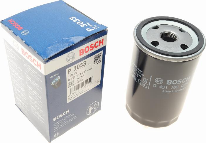 BOSCH 0 451 103 033 - Oil Filter parts5.com