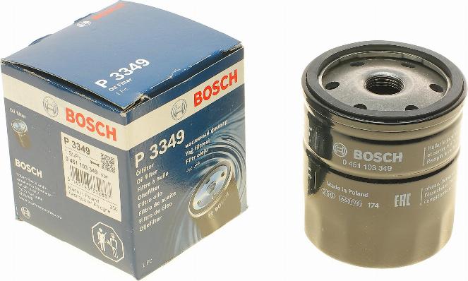 BOSCH 0 451 103 349 - Filtro de aceite parts5.com