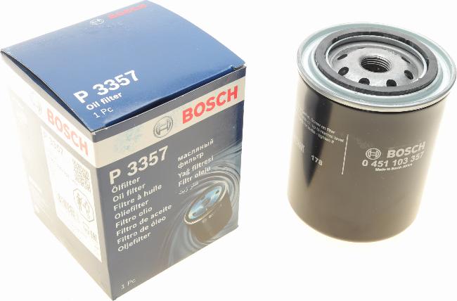 BOSCH 0 451 103 357 - Filtro de aceite parts5.com