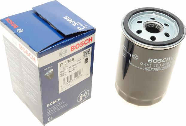 BOSCH 0 451 103 369 - Масляный фильтр parts5.com