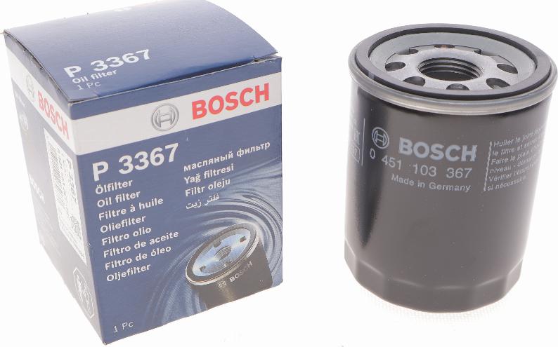 BOSCH 0 451 103 367 - Масляный фильтр parts5.com