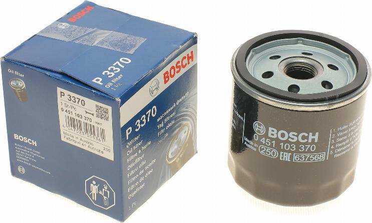 BOSCH 0 451 103 370 - Масляный фильтр parts5.com