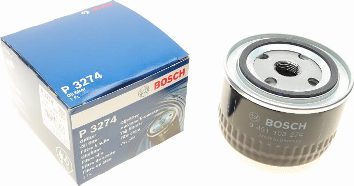 BOSCH 0 451 103 274 - Filtro de aceite parts5.com