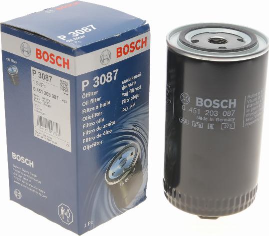 BOSCH 0 451 203 087 - Масляный фильтр parts5.com