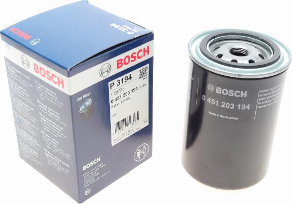 BOSCH 0 451 203 194 - Масляный фильтр parts5.com