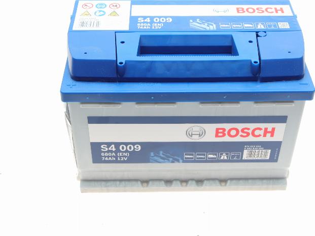 BOSCH 0 092 S40 090 - Стартерная аккумуляторная батарея, АКБ parts5.com