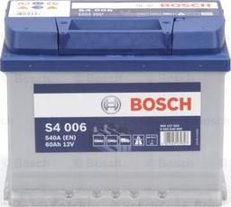 BOSCH 0 092 S40 060 - Стартерная аккумуляторная батарея, АКБ parts5.com