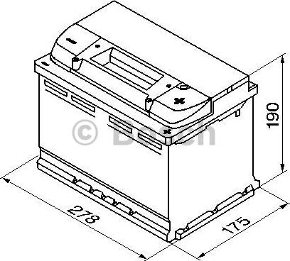 BOSCH 0 092 S40 080 - Batería de arranque parts5.com