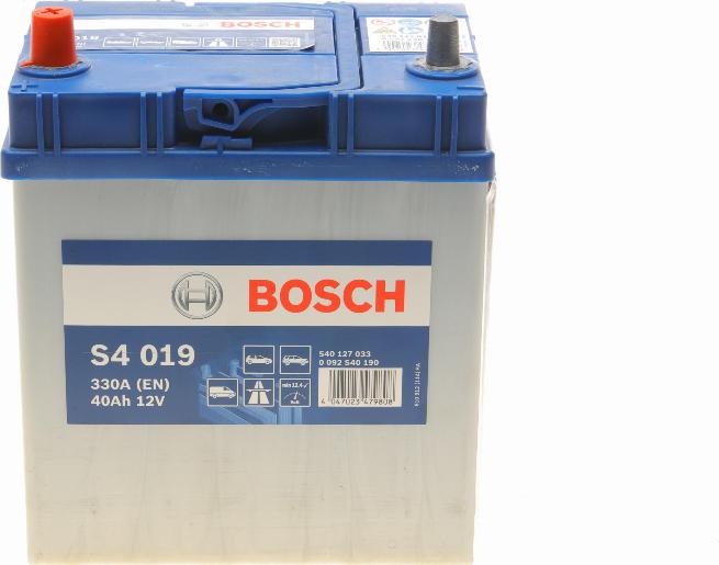 BOSCH 0 092 S40 190 - Стартерная аккумуляторная батарея, АКБ parts5.com