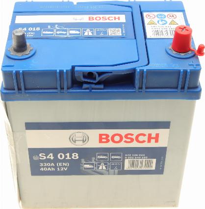 BOSCH 0 092 S40 180 - Стартерная аккумуляторная батарея, АКБ parts5.com