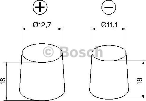 BOSCH 0 092 S40 190 - Стартерная аккумуляторная батарея, АКБ parts5.com