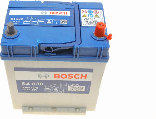 BOSCH 0 092 S40 300 - Стартерная аккумуляторная батарея, АКБ parts5.com