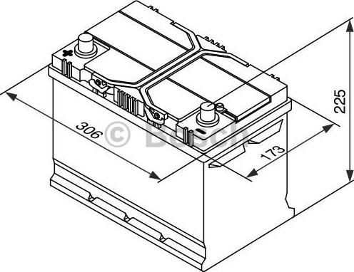 BOSCH 0 092 S40 290 - Стартерная аккумуляторная батарея, АКБ parts5.com