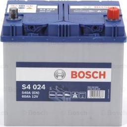 BOSCH 0 092 S40 240 - Стартерная аккумуляторная батарея, АКБ parts5.com