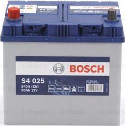 BOSCH 0 092 S40 250 - Стартерная аккумуляторная батарея, АКБ parts5.com