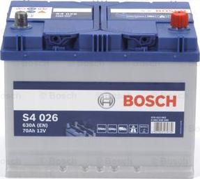 BOSCH 0 092 S40 260 - Стартерная аккумуляторная батарея, АКБ parts5.com