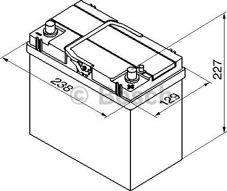 BOSCH 0 092 S40 210 - Стартерная аккумуляторная батарея, АКБ parts5.com