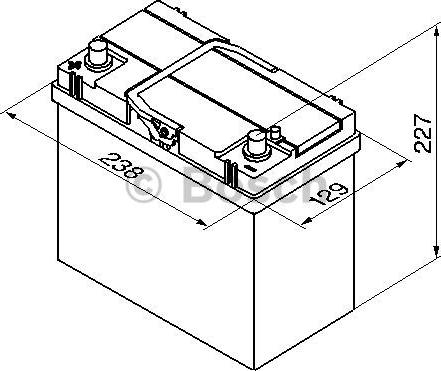 BOSCH 0 092 S40 220 - Стартерная аккумуляторная батарея, АКБ parts5.com