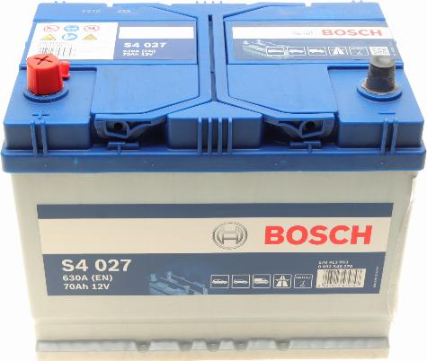 BOSCH 0 092 S40 270 - Стартерная аккумуляторная батарея, АКБ parts5.com