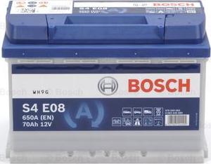 BOSCH 0 092 S4E 080 - Стартерная аккумуляторная батарея, АКБ parts5.com