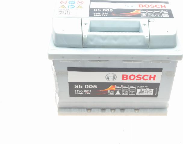 BOSCH 0 092 S50 050 - Стартерная аккумуляторная батарея, АКБ parts5.com