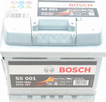 BOSCH 0 092 S50 010 - Стартерная аккумуляторная батарея, АКБ parts5.com